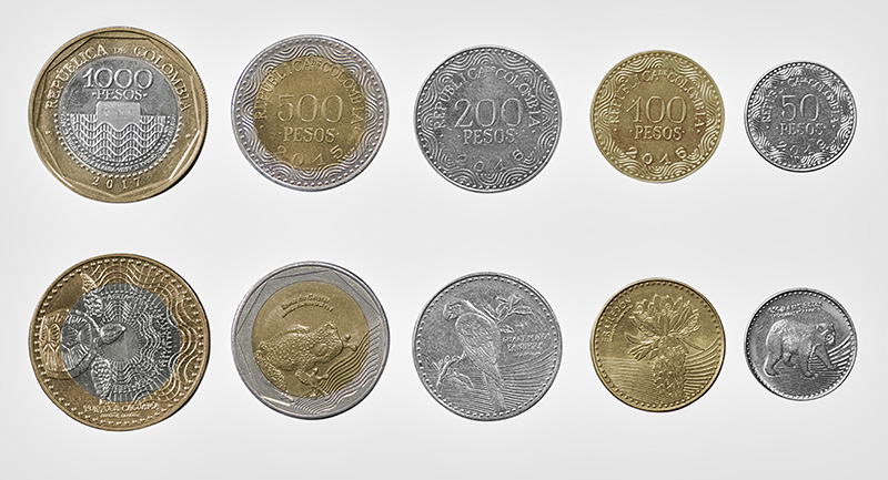 Monedas Colombianas