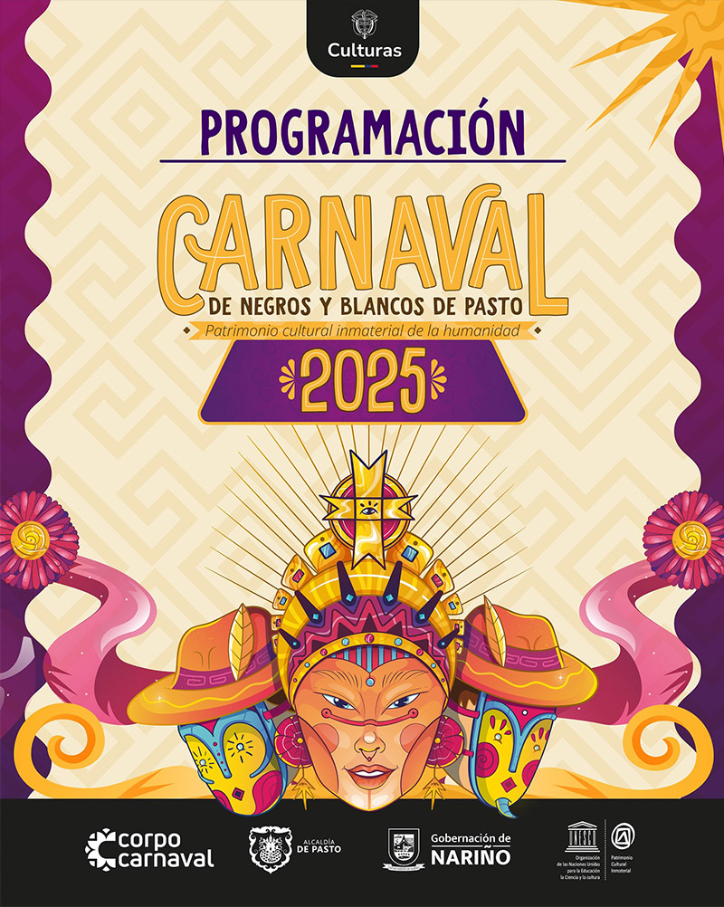 Carnaval Negros y Blancos, Pasto, Nariño. Fuente: Carnaval de Negros y Blancos de Pasto. Fuente: Carnaval de Negros y Blancos de Pasto