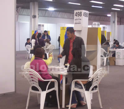 Elecciones en Corferias - Fotos: Luz Helena Quiceno - Leonardo Quimbay