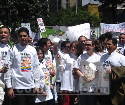 Marcha contra las FARC Plaza de Bolivar - Fotos: Luz Helena Quiceno