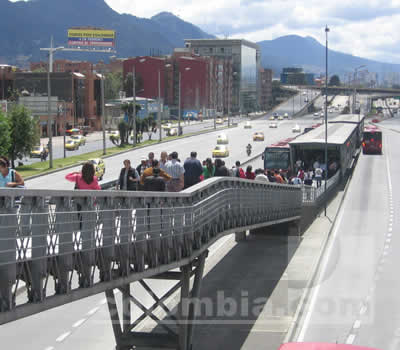 Fotos "día sin carro" Bogotá - Fotos: Óscar Álvarez – Luz Helena Quiceno