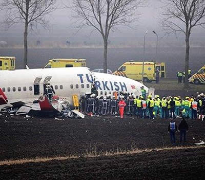 Tragedia aérea en Holanda. - Fotos: EFE.