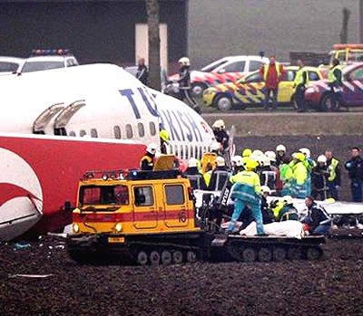 Tragedia aérea en Holanda. - Fotos: EFE.