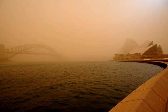 Tormenta de arena en Sidney - Fotos: EFE - Flickr