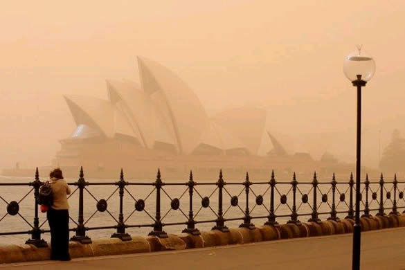 Tormenta de arena en Sidney - Fotos: EFE - Flickr