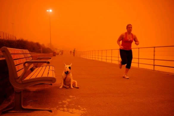 Tormenta de arena en Sidney - Fotos: EFE - Flickr