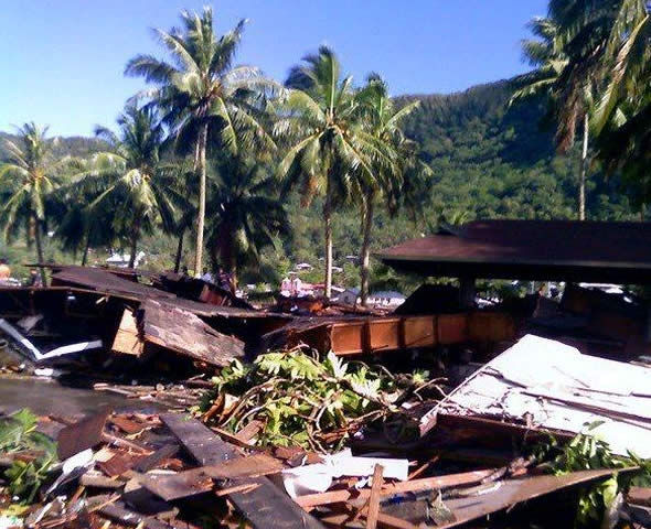 Tsunami sacude islas del Pacífico - Foto: EFE