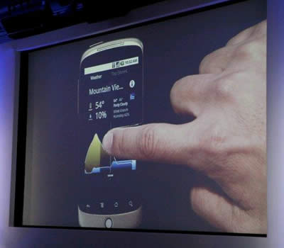 Este es el tel�fono de google. Fotos: EFE