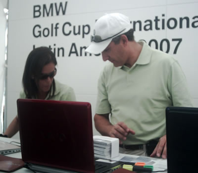 Presentación del BMW Golf Cup International Latim América 2007 - Foto: Leonardo Quimbay