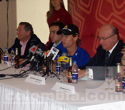 Camilo Villegas en Bogotá - Foto: Leonardo Quimbay