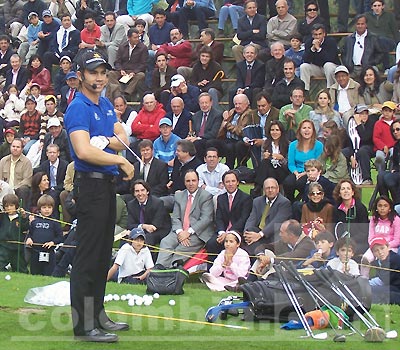 Camilo Villegas en Bogotá - Foto: Leonardo Quimbay