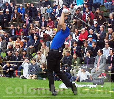 Camilo Villegas en Bogotá - Foto: Leonardo Quimbay