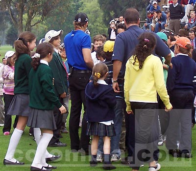 Camilo Villegas en Bogotá - Foto: Leonardo Quimbay