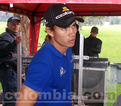 Camilo Villegas en Bogotá - Foto: Leonardo Quimbay