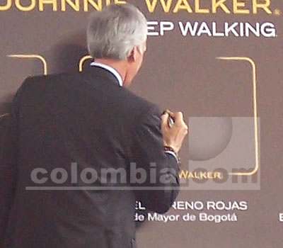 Mika Hakkinen en Bogotá - Foto: Leonardo Quimbay