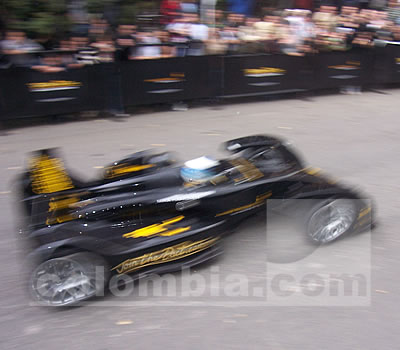 Mika Hakkinen en Bogotá - Foto: Leonardo Quimbay