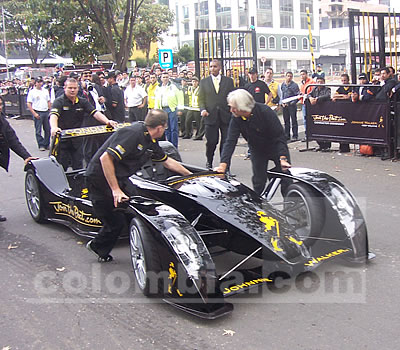 Mika Hakkinen en Bogotá - Foto: Leonardo Quimbay
