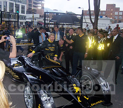 Mika Hakkinen en Bogotá - Foto: Leonardo Quimbay