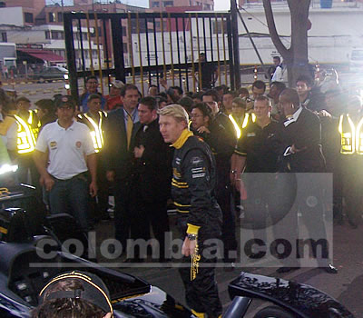 Mika Hakkinen en Bogotá - Foto: Leonardo Quimbay