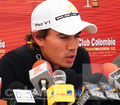 Camilo Villegas en Bogotá - Foto: Alejandra Bayona, Colombia.com