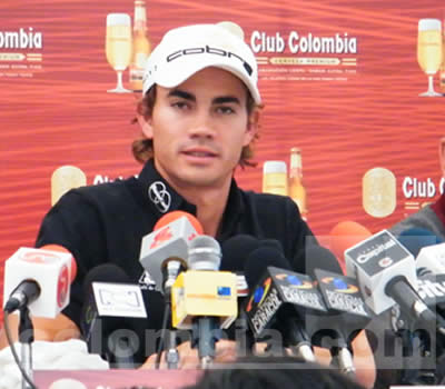 Camilo Villegas en Bogotá - Foto: Alejandra Bayona, Colombia.com