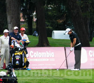 Camilo Villegas en Bogotá - Foto: Alejandra Bayona, Colombia.com