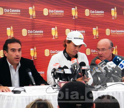 Camilo Villegas en Bogotá - Foto: Alejandra Bayona, Colombia.com