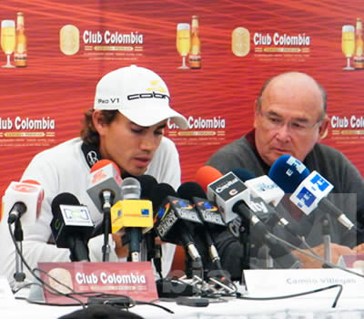 Camilo Villegas en Bogotá - Foto: Alejandra Bayona, Colombia.com