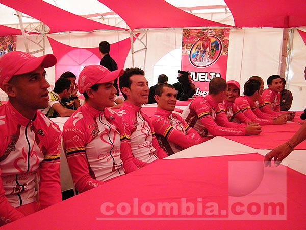 Presentación de la Vuelta a Colombia 2009 - Foto: Tomás Guzmán Torres - Colombia.com