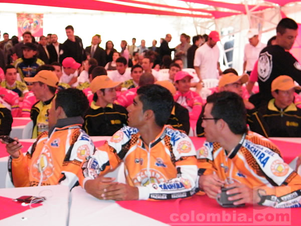 Presentación de la Vuelta a Colombia 2009 - Foto: Tomás Guzmán Torres - Colombia.com