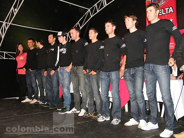 Presentación de la Vuelta a Colombia 2009 - Foto: Tomás Guzmán Torres - Colombia.com