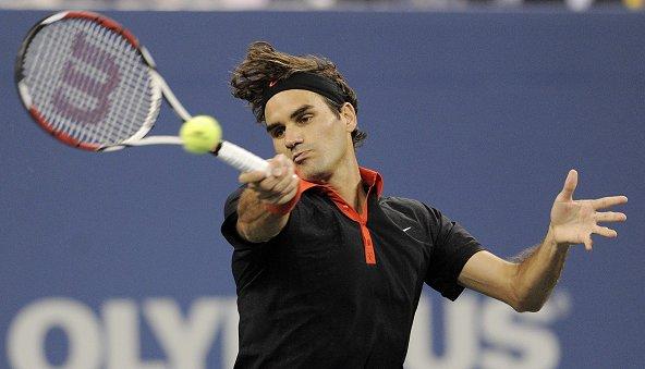 Jugadas detenidas del US Open - Roger Federer Foto: EFE