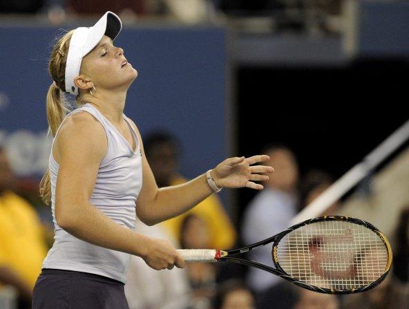 Jugadas detenidas del US Open - Melani Oudin Foto: EFE