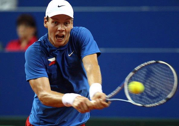 Copa Davis - Tenista checo Tomas Berdych Foto: EFE