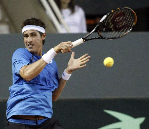 Copa Davis - Tenista ecuatoriano Giovanny Lapentti Foto: EFE