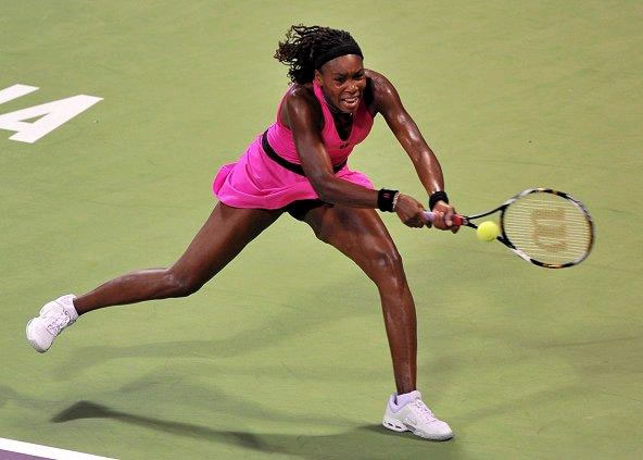 Reunión de estilos en el Master de Doha - Venus Willimas. Foto EFE