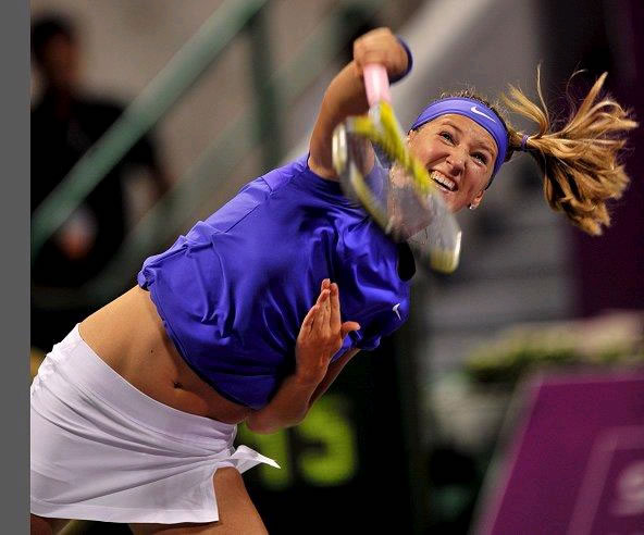 Reunión de estilos en el Master de Doha - Tenista bielorrusa Victoria Azarenka Foto EFE