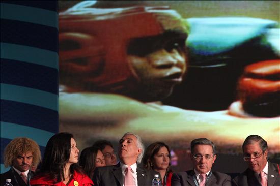 Presentación de Bogotá en elección de sede Panamericana 2015 - Foto: EFE