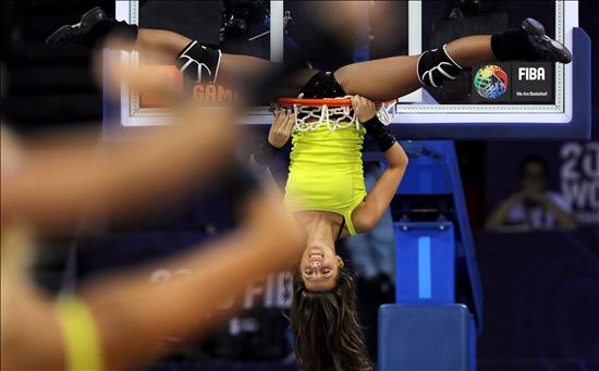 Animadoras del Mundial de Baloncesto. Foto: EFE
