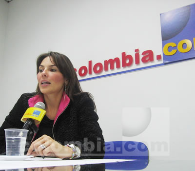 Video Chat con Paula Andrea Betancurt - Durante el Video Chat con Paula Andrea