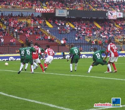 Santa Fe 1 - 2 Equidad - Finalización 2007 - Equidad estuvo ordenado y atento - Foto: Leonardo Quimbay - www.colombia.com