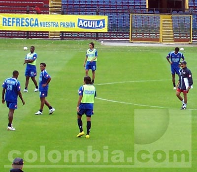 Colombia vs Paraguay / entrenamiento - Pinto da instrucciones - Foto: Edwin Gordillo