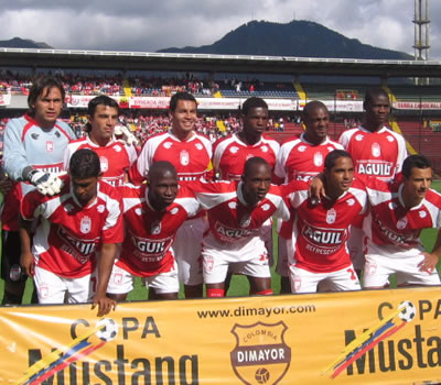 Santa Fe 1-1 Real C./ Finalización 2007 - Santa Fe formado - Foto:Leonardo Quimbay