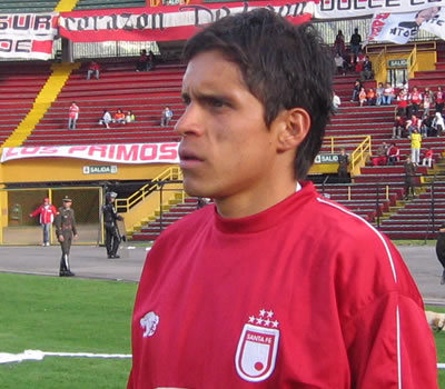 Santa Fe 1-1 Real C./ Finalización 2007 - Kilian Virviescas - Foto:Leonardo Quimbay