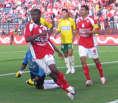 Santa Fe 1-1 Real C./ Finalización 2007 - Santa Fe llega - Leonardo Quimbay