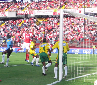 Santa Fe 1-1 Real C./ Finalización 2007 - Empataron 1-1 en Bogotá - Foto:Leonardo Quimbay