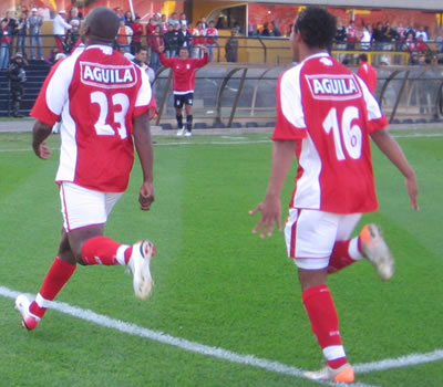 Santa Fe 1-1 Real C./ Finalización 2007 - Preciado gritó con furia - Foto:Leonardo Quimbay