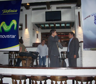 Falcao y Abbondazieri presentaron producto en Bogotá - Foto: Ana María Otalorá y Leonardo Quimbay