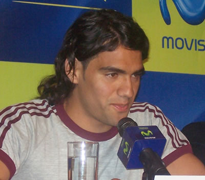 Falcao y Abbondazieri presentaron producto en Bogotá - Foto: Ana María Otalorá y Leonardo Quimbay