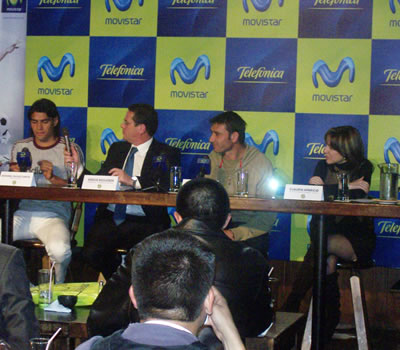 Falcao y Abbondazieri presentaron producto en Bogotá - Foto: Ana María Otalorá y Leonardo Quimbay